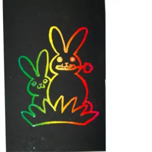 Motiv-Rubbelkarten A6 – 96 Blätter mit 8 Motiven für kreative Kratzkunst