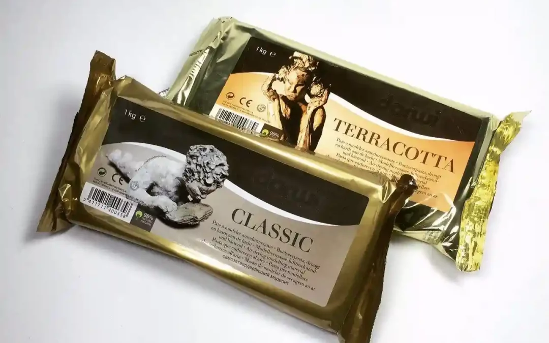 Modellierton 1kg: Kreative Freiheit mit lufttrocknendem Ton