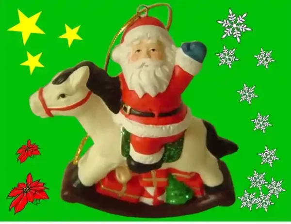 Weihnachtsmann aus Keramik
