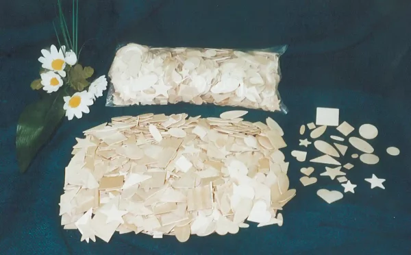 Holzplättchen Natur