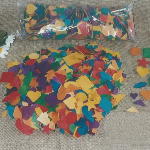 Holzplättchen Bunt