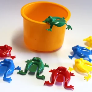 Frosch-Hüpf-Spiel aus ABS-Kunststoff – Fördert Geschick & Koordination