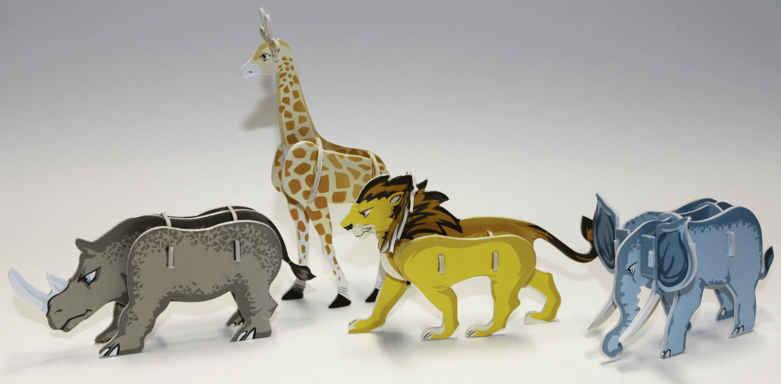 3-D-Puzzle Set Afrika