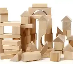 Holzbauklötze Sortiment