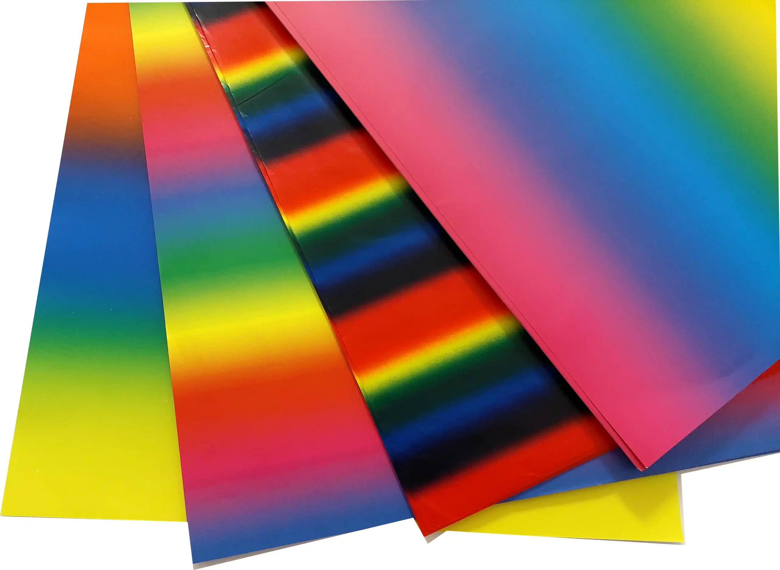 Regenbogenpapier-Sortimente