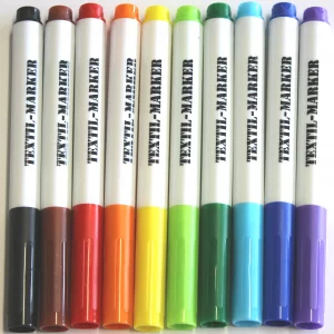 Jumbo-Textil-Marker – 10 Farben