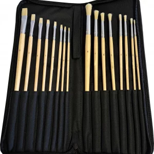Pinsel-Set 17-teilig – Premium-Borstenpinsel