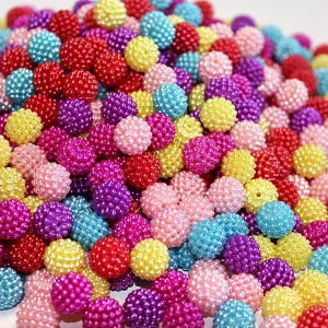 Bunte Schmuckperlen – 600 Perlen in 6 Farben zum Fädeln & Basteln